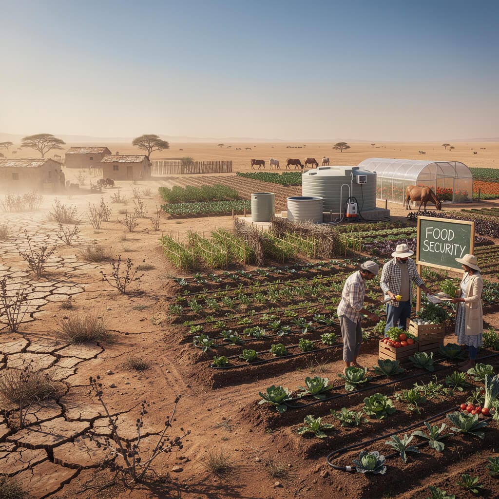 The impact of sustainable agriculture on food security in arid regions