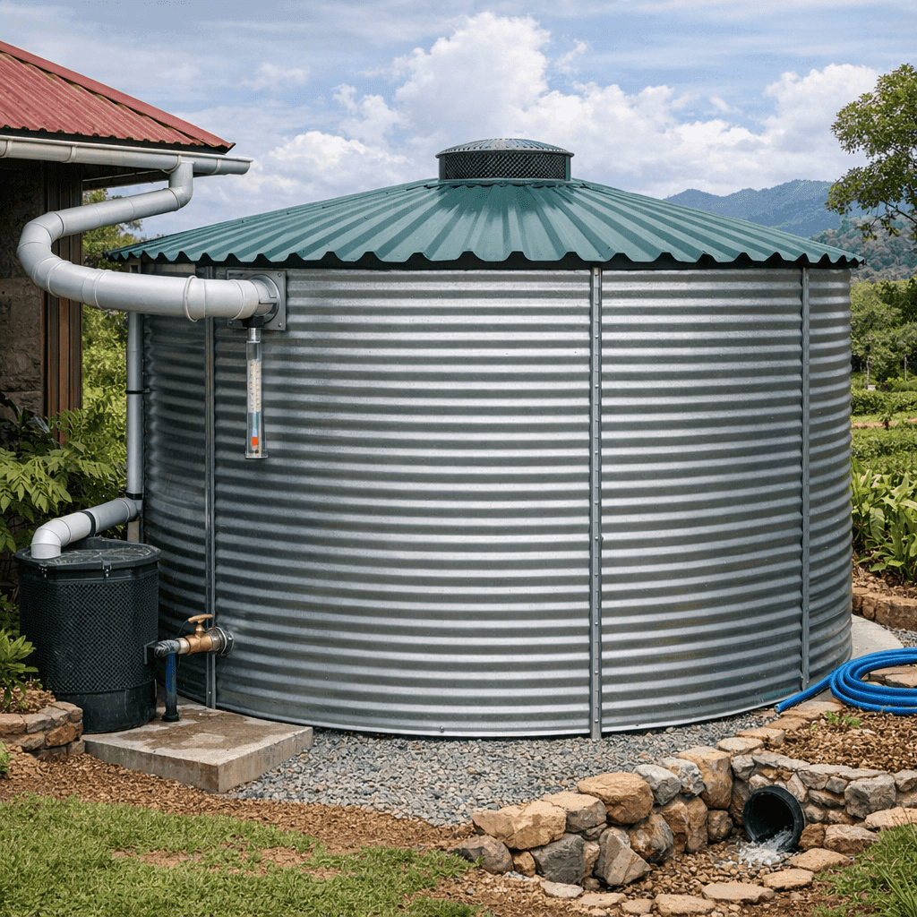 صورة خزان حصاد مياه الأمطار