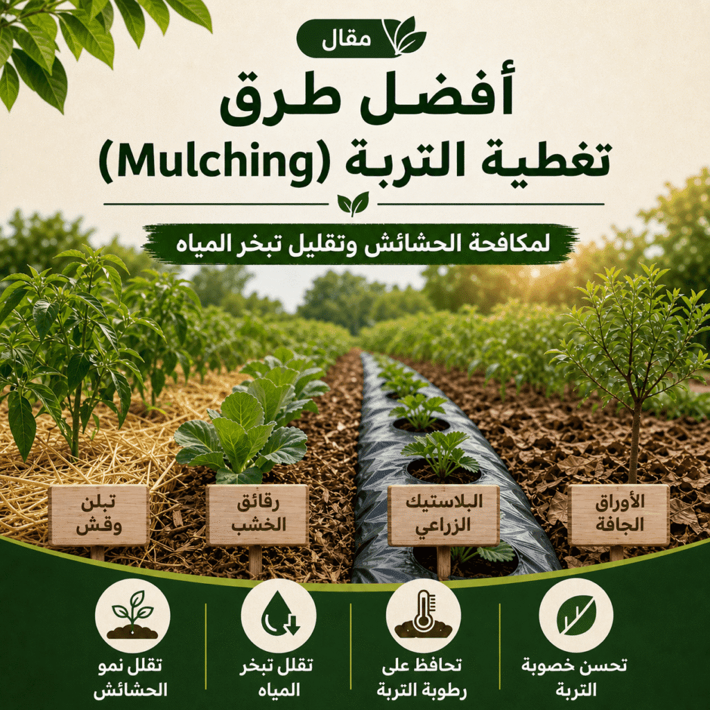 أفضل طرق تغطية التربة